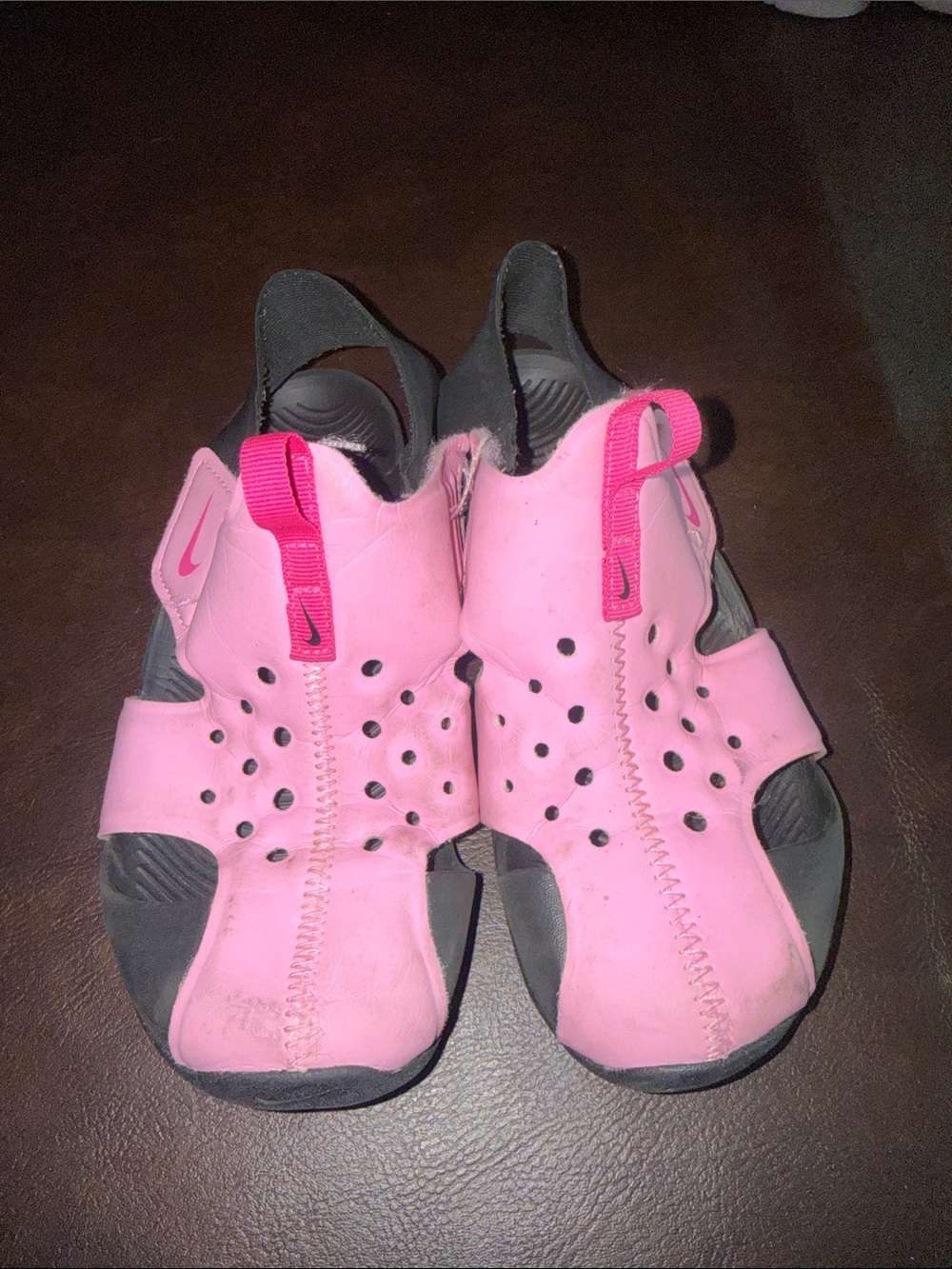 Nike Pink Kids Closed-Toe Water Sandals